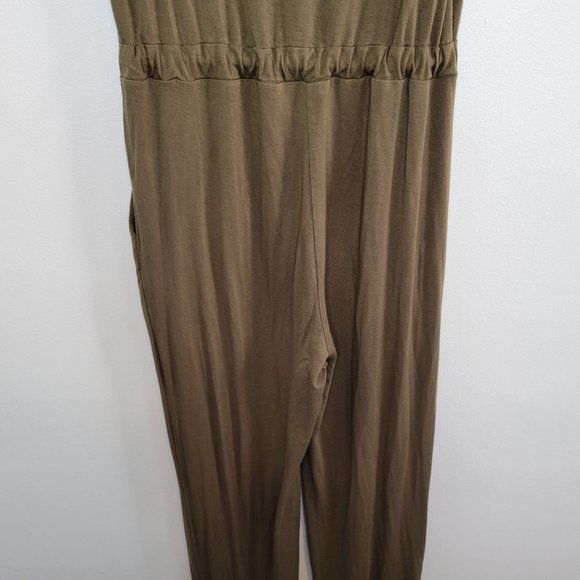Fashion Nova Olive Green Jumpsuit Size Small - Picture 8 of 11